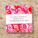 Pink Button Print Mini Charm Pack (48 pcs)