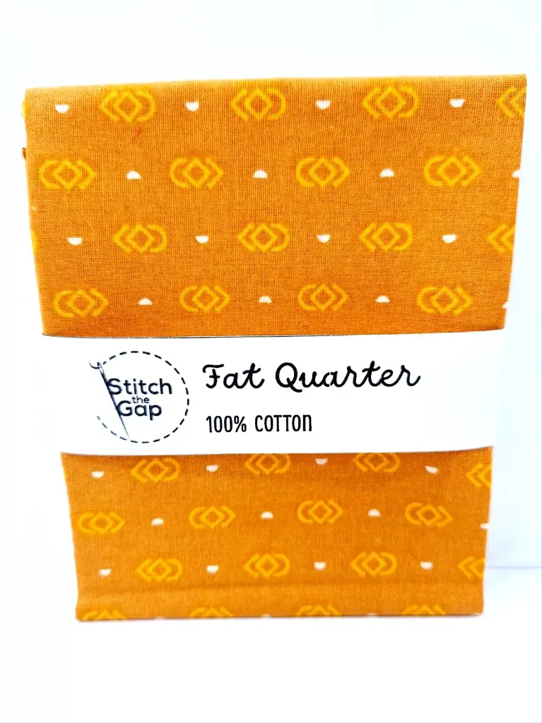 Orange Print Fat Quarter